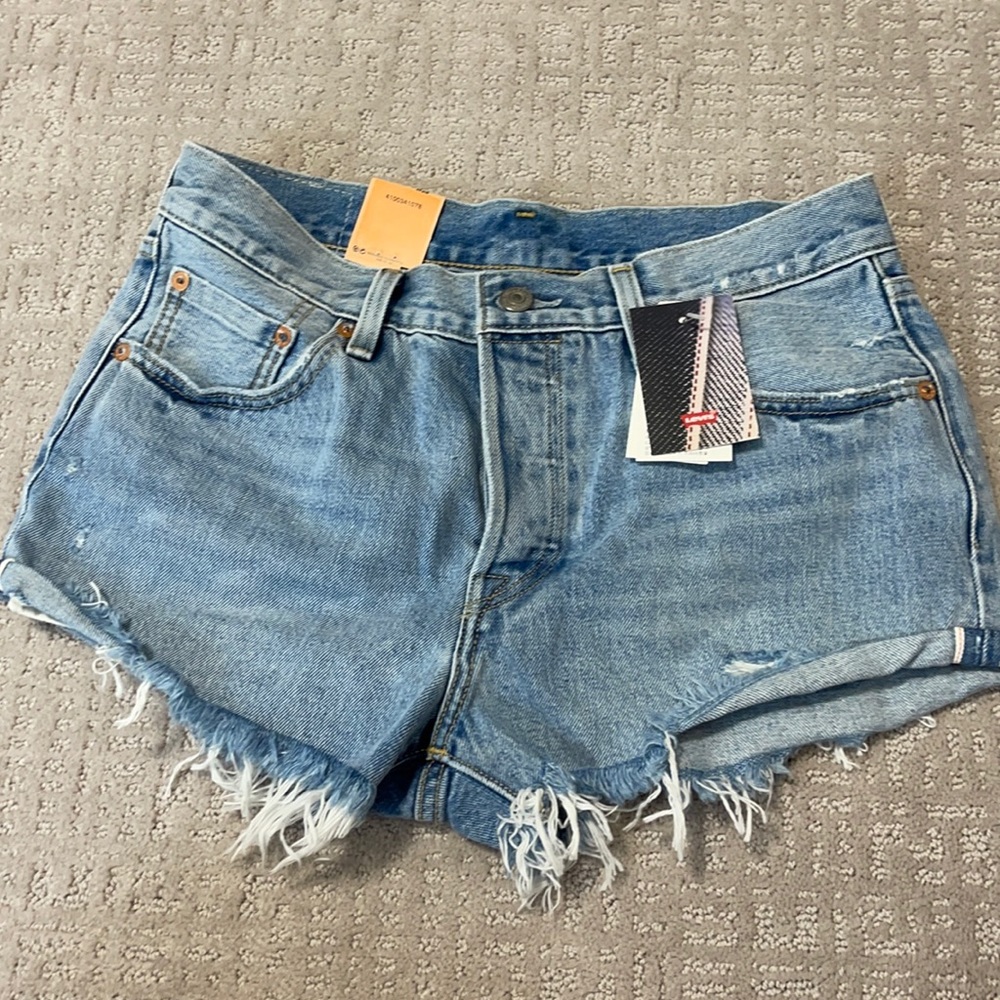 Levi denim jean shorts